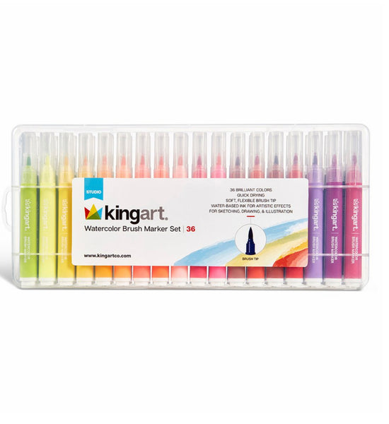 Watercolor Brush Pens Colors Water Based - Soft Brush Markers for