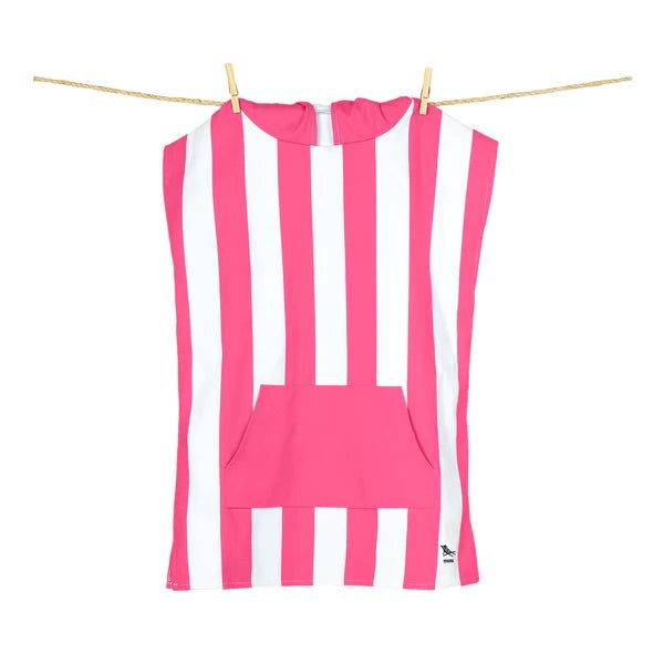 Kids Poncho - Quick Dry Hooded Towel - Phi Phi Pink