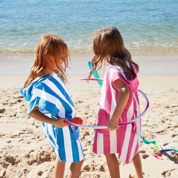 Kids Poncho - Quick Dry Hooded Towel - Phi Phi Pink