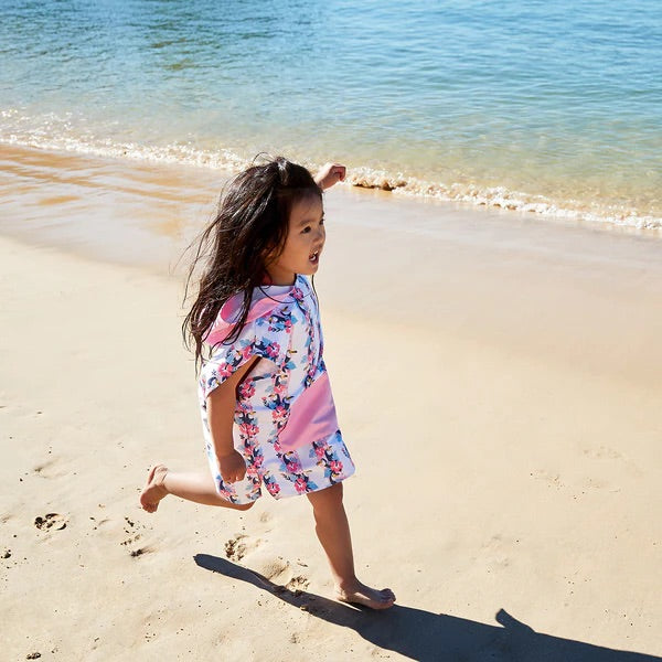 Kids Poncho - Quick Dry Hooded Towel - Toucan Tango