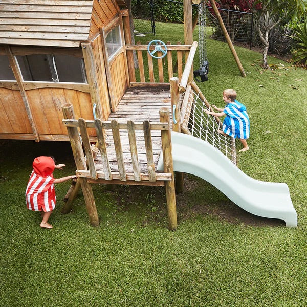 Kids Poncho - Quick Dry Hooded Towel - Waikiki Coral