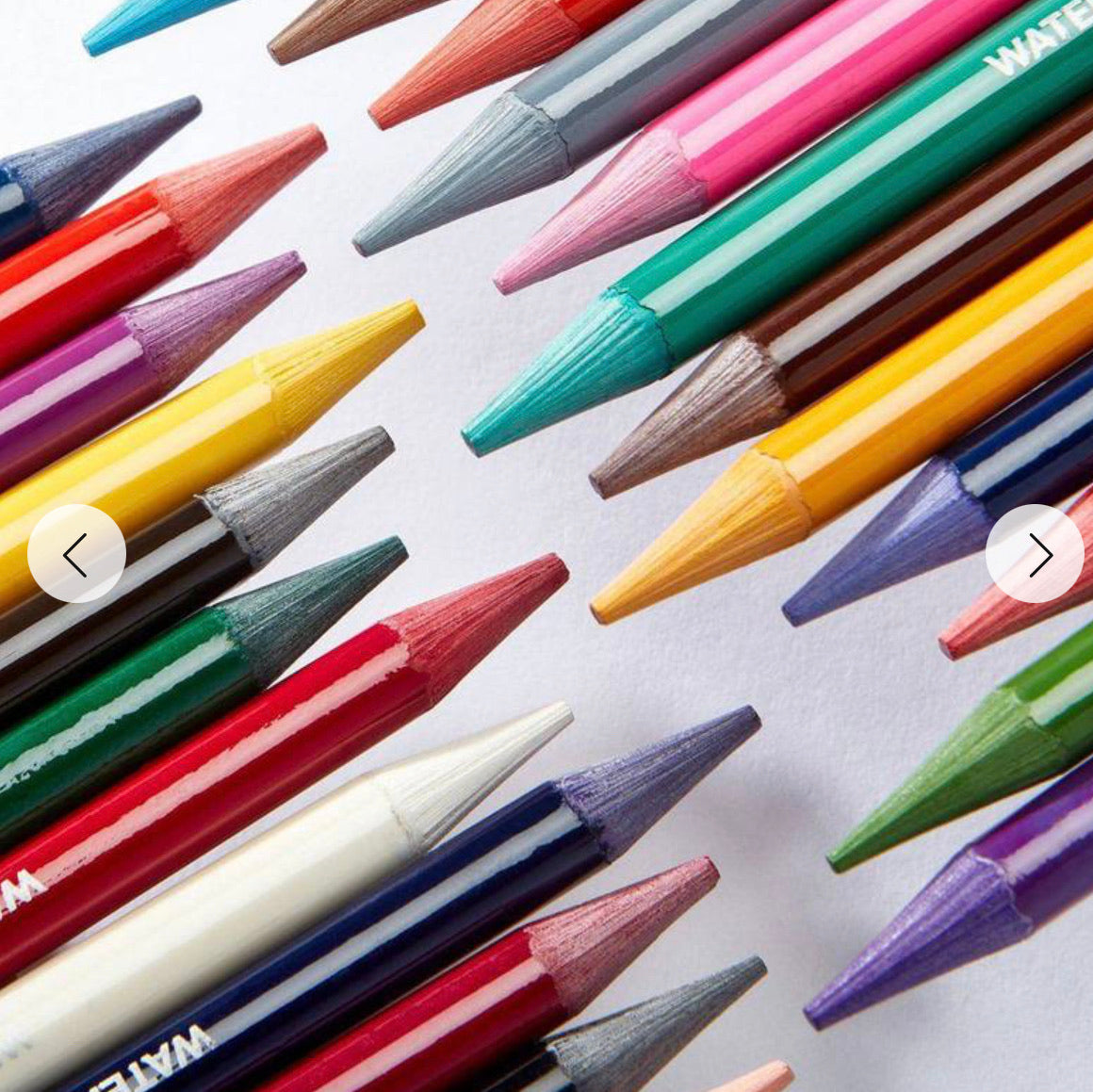 KINGART® PRO Woodless Watercolor Pencils, Set of 24 Colors