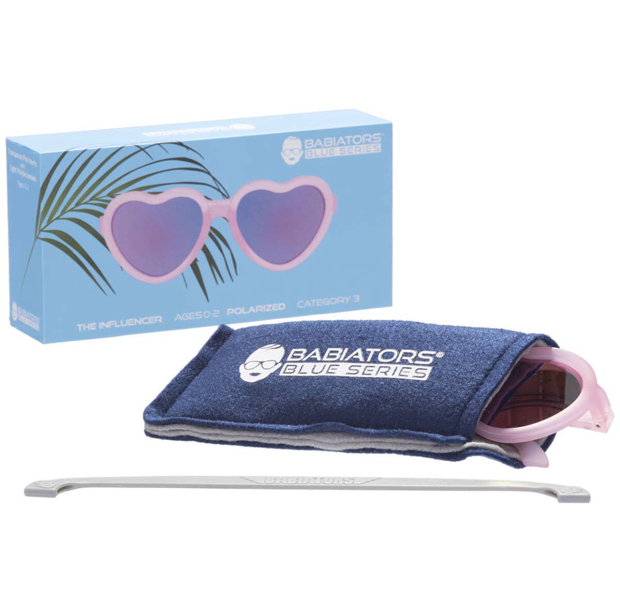 The Influencer - Heartshaped Polarized with Mirrored Lenses