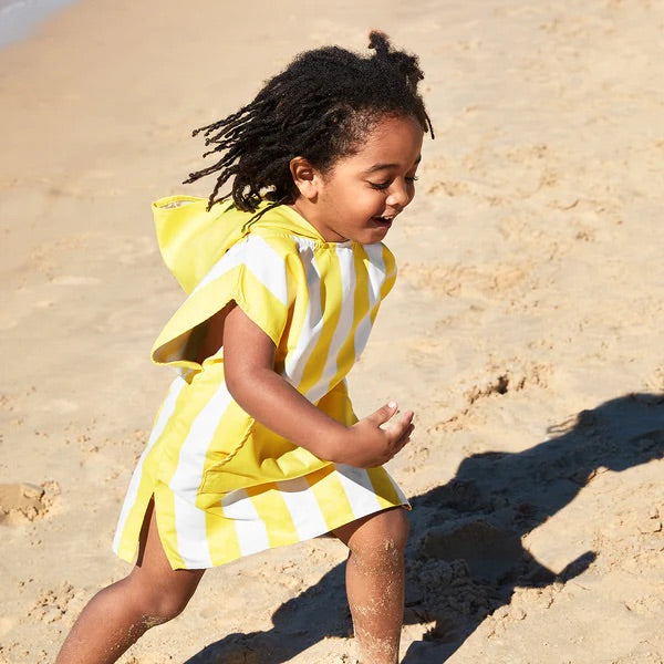 Kids Poncho - Quick Dry Hooded Towel - Boracay Yellow