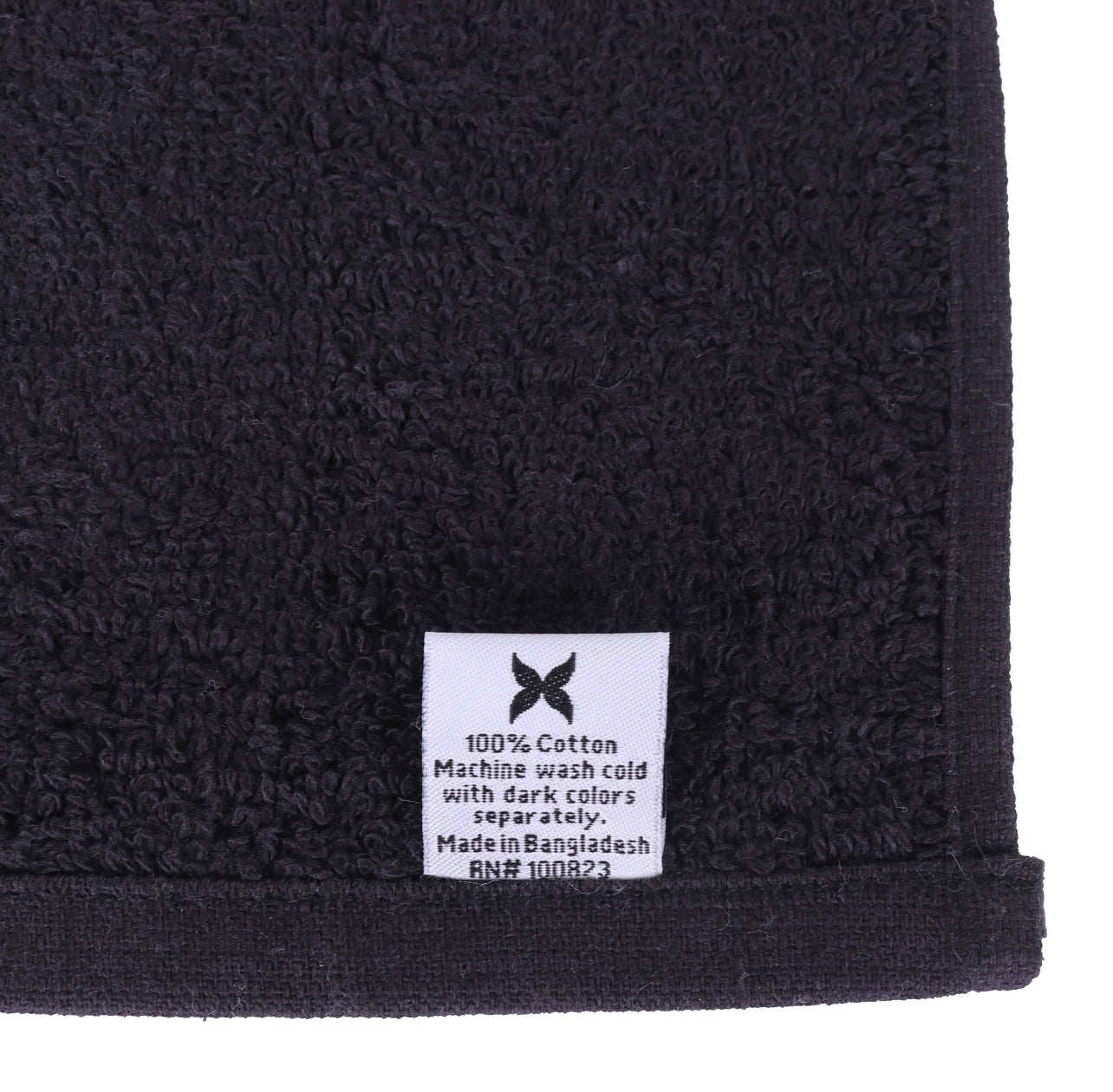 Makeup Remover Towels - 13x13, 6pack Black Washcloths